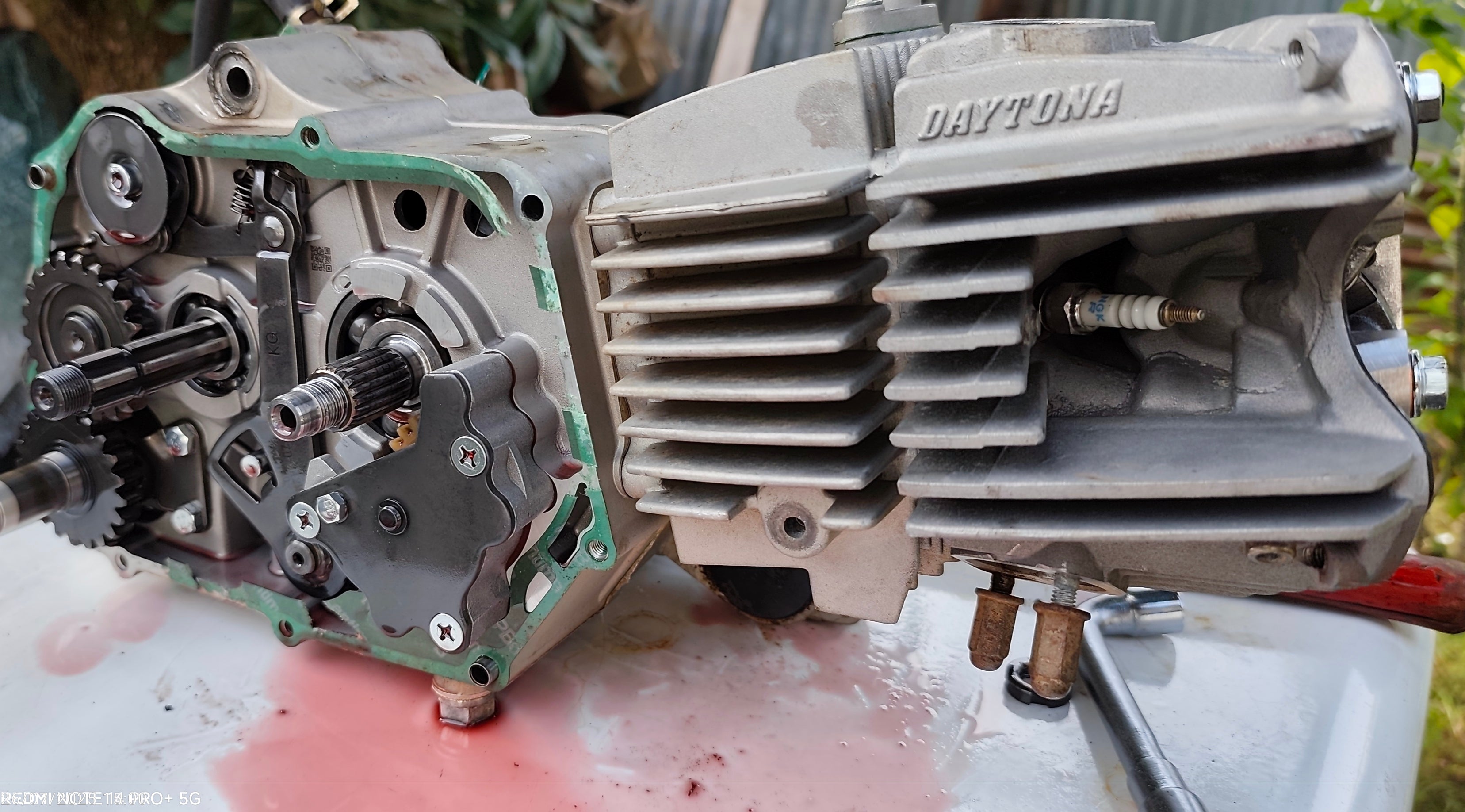 Intervention sur le haut moteur
