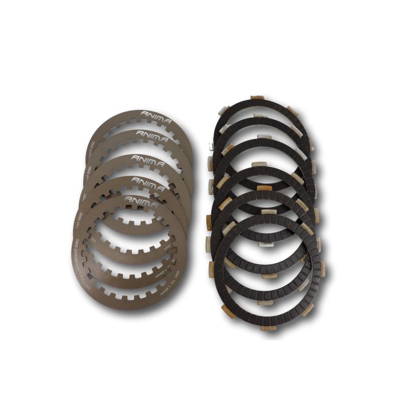 Kit embrayage complet Racing (Disques garnis + inter-disques alu) — Daytona Anima 150 / 190cc