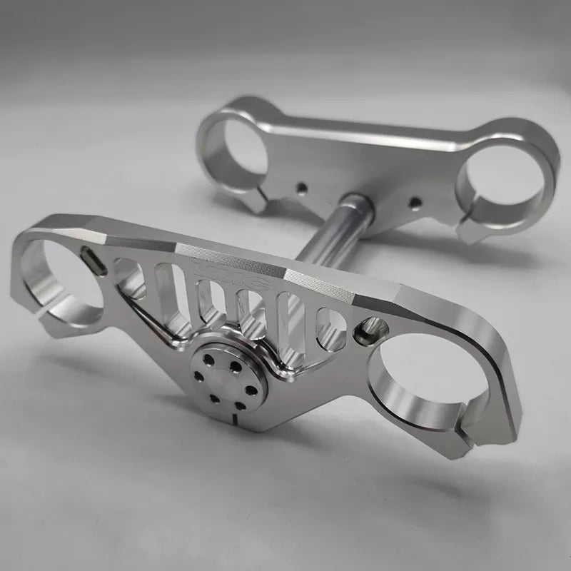 Paire de Tés de Fourche CNC Allégés – MiniGP (Déport Réduit)