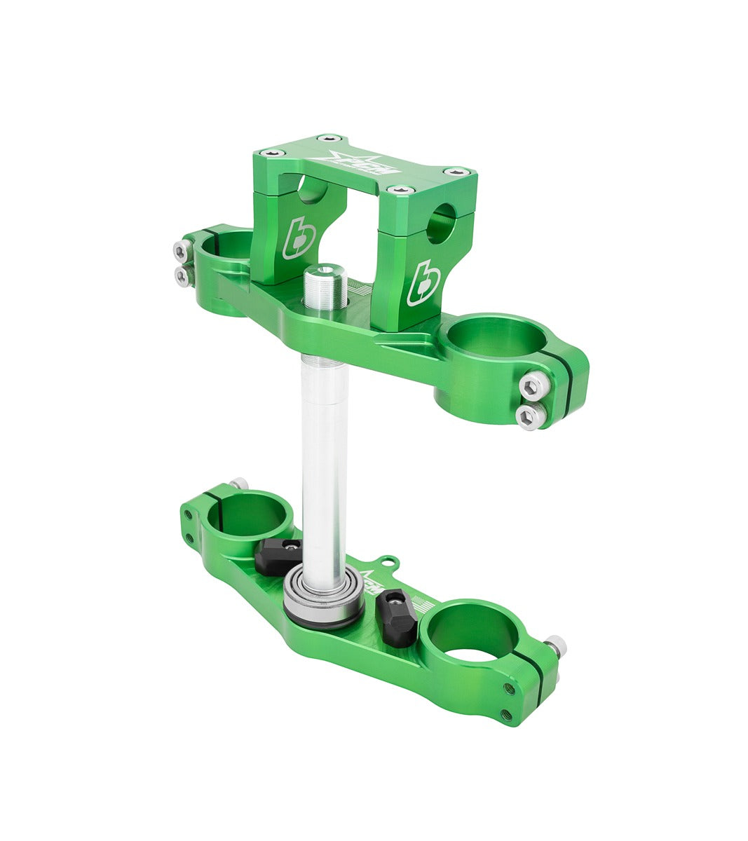 Paire de Tés fourche TBParts CNC KLX140 pour kit fourche KX85