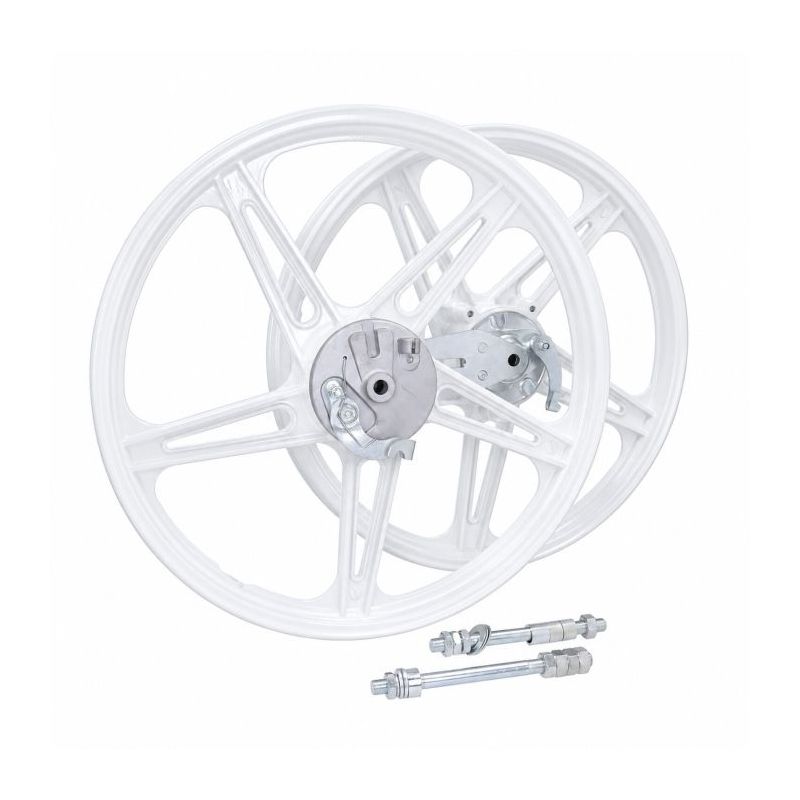 Paire de Jantes 17 Pouces (5 Bâtons) - Cyclomoteurs Peugeot