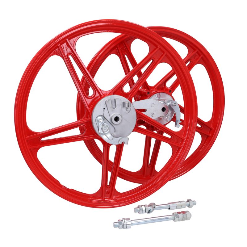 Paire de Jantes 17 Pouces (5 Bâtons) - Cyclomoteurs Peugeot