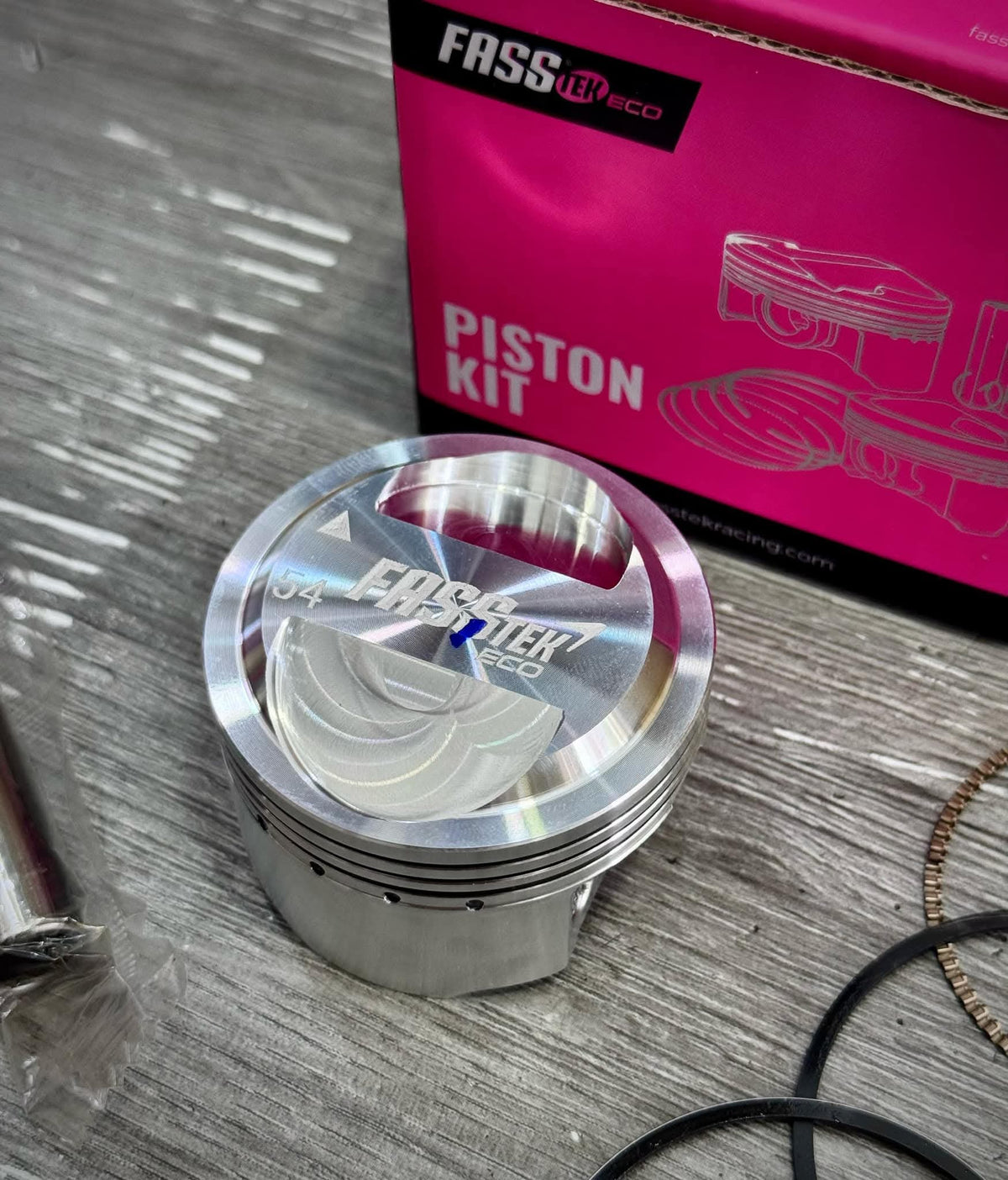 Piston Fasstek 54 mm — Haute Compression Forgé 2v ou 4v