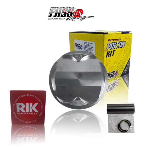 Piston Fasstek 54 mm — Haute Compression Forgé 2v ou 4v