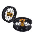 Jantes Supermotard – Édition Gold & Black CNC