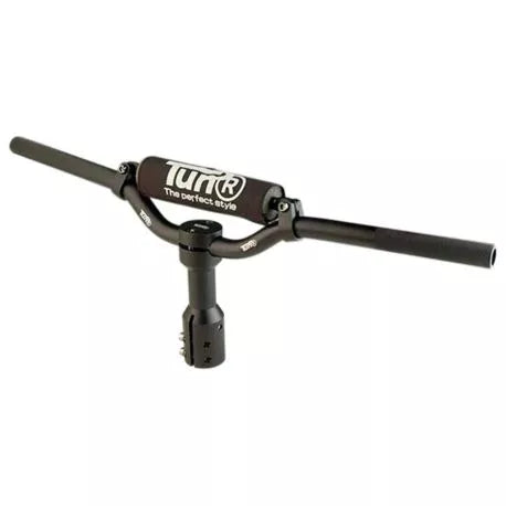 Guidon Street Bike + Potence Noir Mat avec Mousse - Booster, Bws, Stunt, Slider, Streetzone